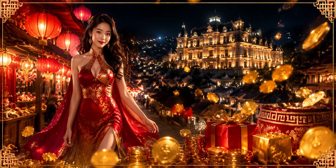 Quang cảnh chợ đêm Đà Lạt vào ban đêm với ánh đèn neon rực rỡ
