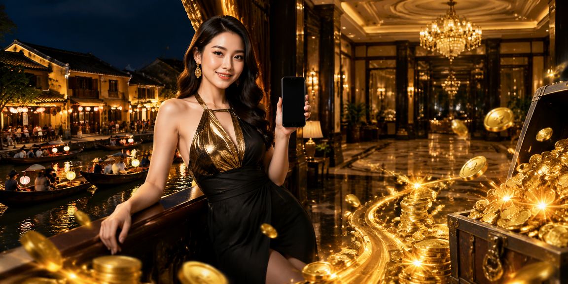 Người dùng tại Hội An trải nghiệm trò chơi casino trên điện thoại di động